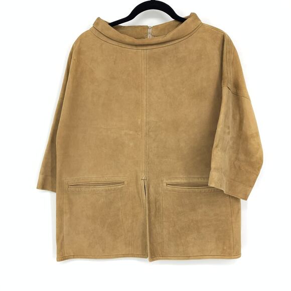 Bonnie Cashin Design Sills & Co Cashin Carry Tote Bag + Matching Suede Top Tan - Picture 8 of 14